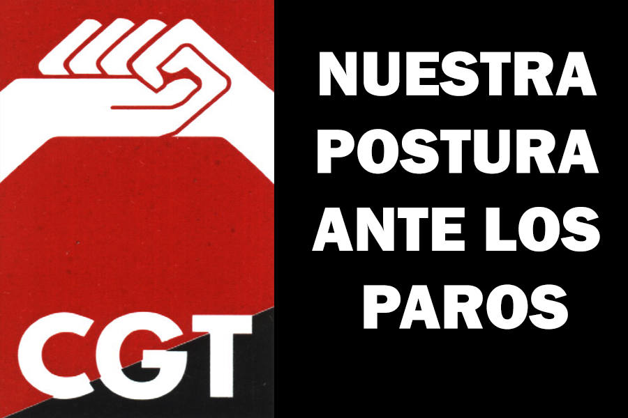 CGT ANTE LOS ÚLTIMOS PAROS CONVOCADOS POR EL INTERCENTROS